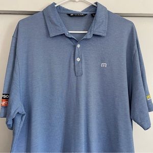 Travis Matthew blue polo XL